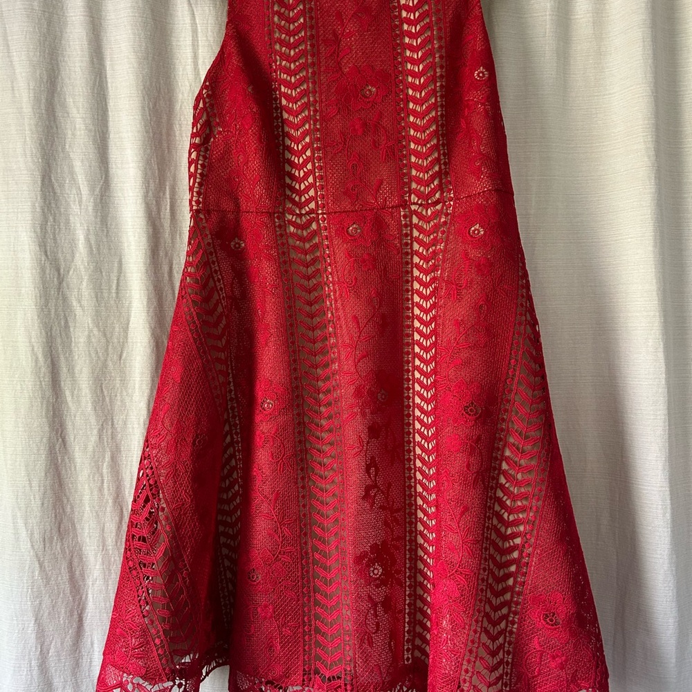 Red Lace Dress